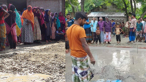 বাড়ির উঠানে ১৭ কবরের সারি, চুরি ঠেকাতে সিমেন্টের ঢালাই